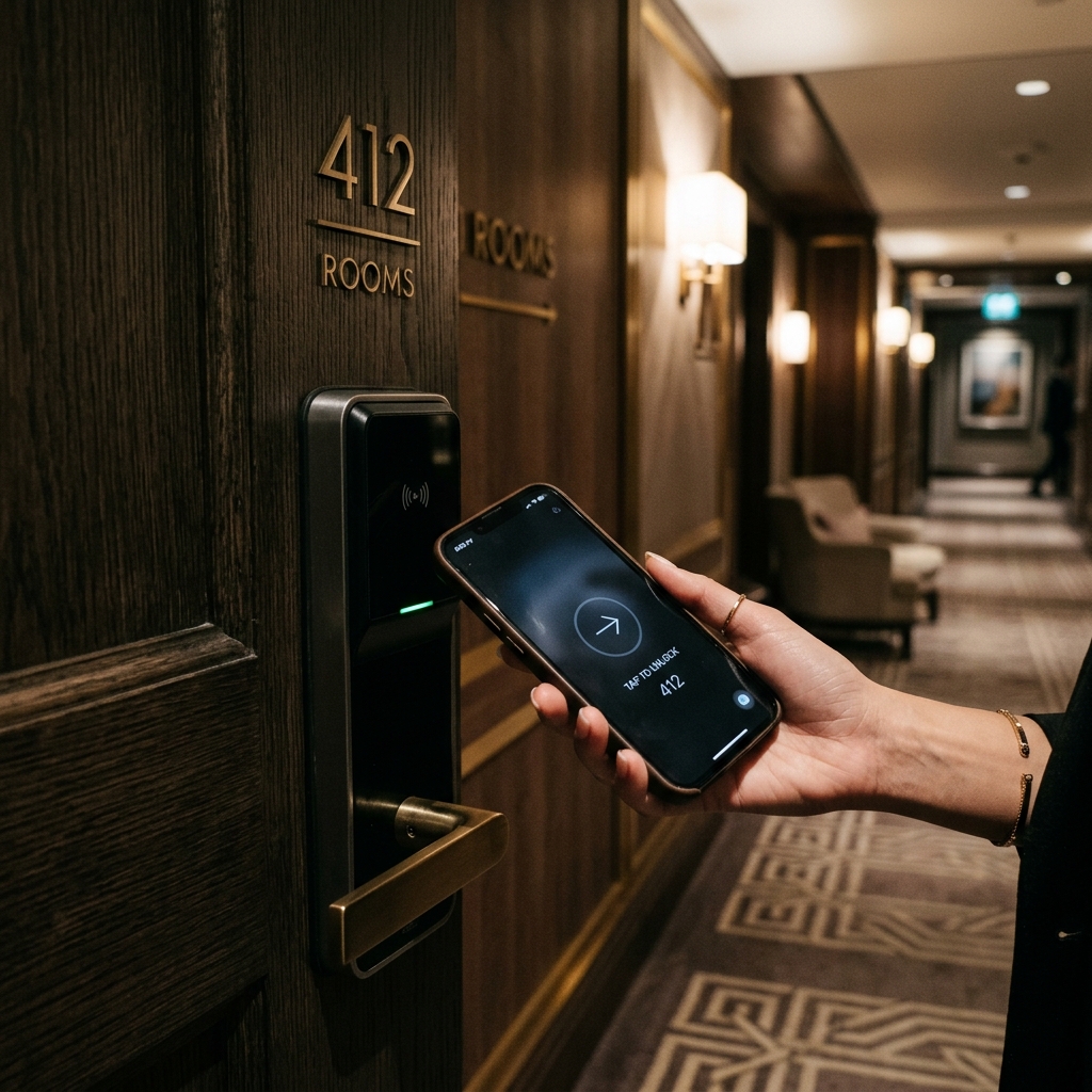 Streamlining Hotel Operations with Contactless Tech