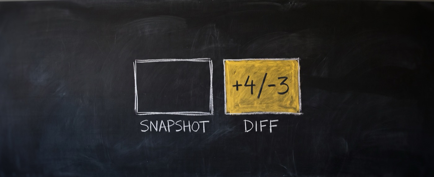 A competitor snapshot is NOT a competitor diff